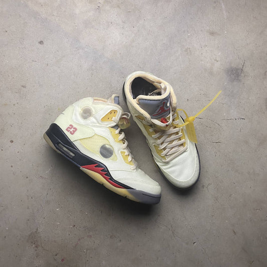 Off---White x Jordan 5 "Sail"