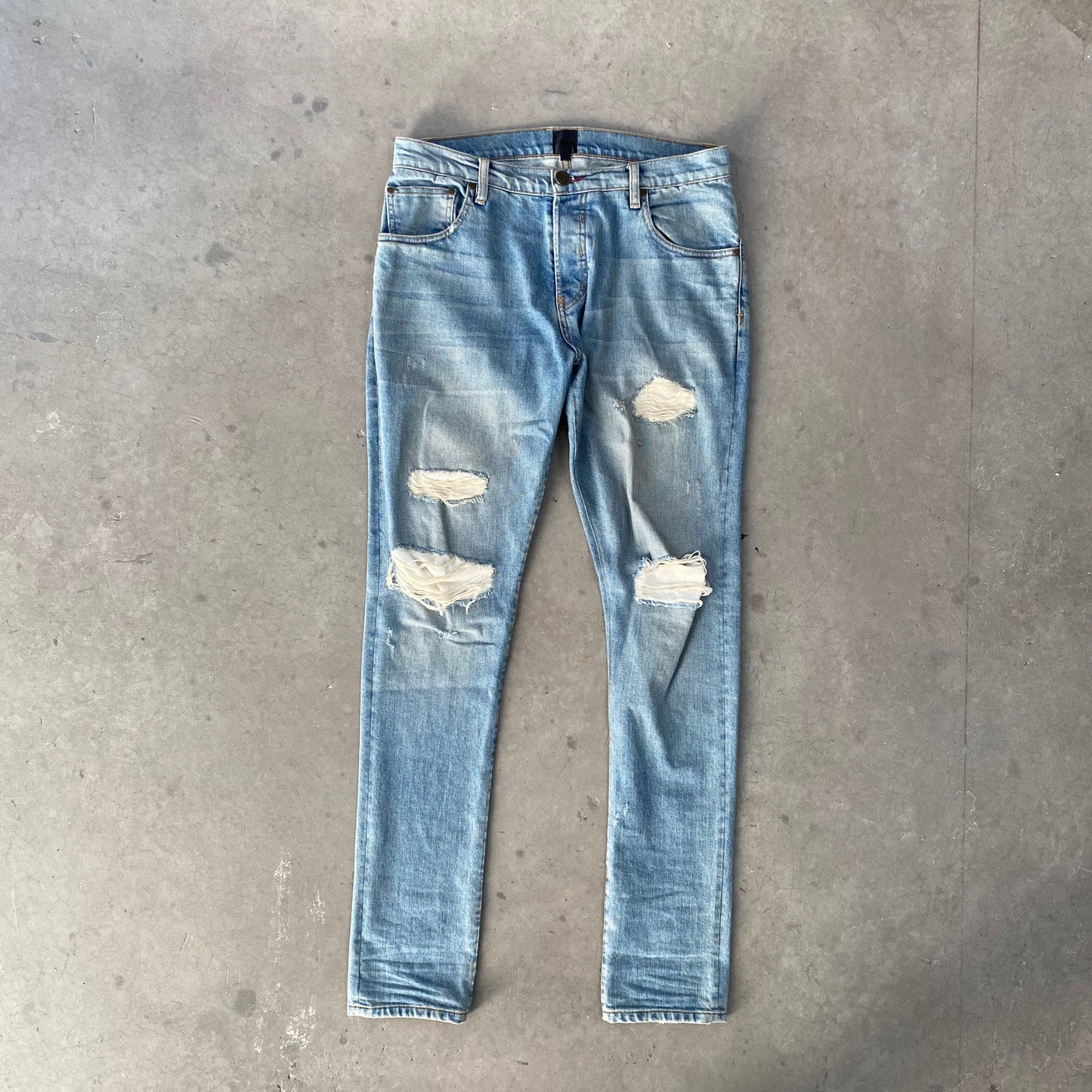 En Noir Patch Denim