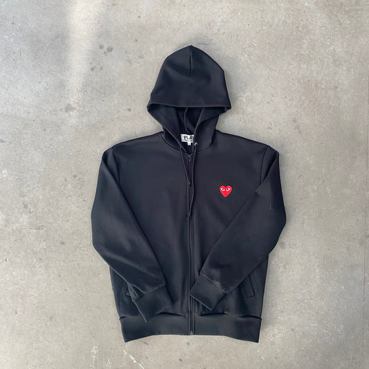 CDG Zip Up Hoodie