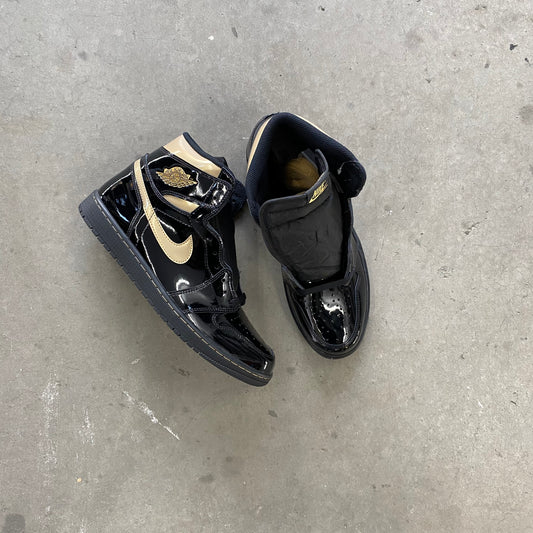 Air Jordan 1 Retro High Black Metallic Gold