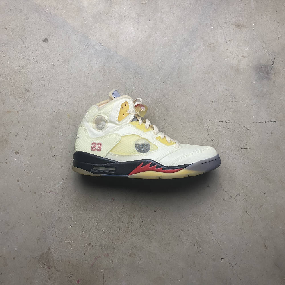 Off---White x Jordan 5 "Sail"
